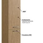 Módulo Paneleiro Com 2 Portas Para Cozinha Bélgica - Mel