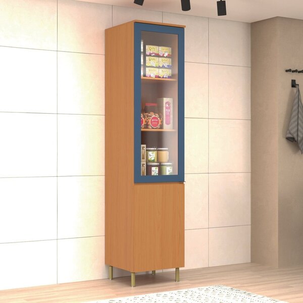 Paneleiro Para Cozinha Com 2 Portas Florença Angelin/cobalto