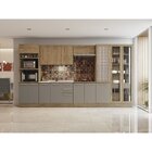 Paneleiro Para Forno 70cm 3 Portas  Nogueira/fendi