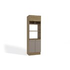 Paneleiro Para Forno 70cm 3 Portas  Nogueira/fendi