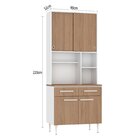 Paneleiro Para Forno 90cm 4 Portas 2 Gavetas Felicita 100% Md