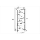 Paneleiro Para Forno E Micro-ondas Essence Arena Com Cp Ébano