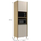 Paneleiro Para Forno/micro-ondas 4 Portas Giorgia Canary/off