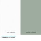 Paneleiro Perola 40 Cm Raso Branco Polar Com Verde Jade