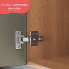 Paneleiro Sálvia 4 Portas Com Vidro Freijó/verde - Telasul