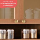 Paneleiro Sálvia 70cm Para Micro 2 Portas Com Vidro Freijó/az