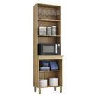 Paneleiro São Luis 4 Portas  2 Prateleiras Cinamomo/off White