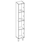 Paneleiro Simples 2 Portas 35cm Em Mdf Kali Premium 12228x6 N