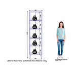 Paneleiro Simples 2 Portas 4 Prateleiras Favorita Cinamomo /