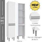 Paneleiro Simples 2 Portas Athena Branco Megasul