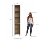 Paneleiro Simples 2 Portas Paola Delmarco Móveis Mel/branco B