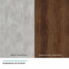 Paneleiro Simples 40cm 2 Portas Jade Luciane Móveis - Nogueir