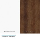 Paneleiro Simples 40cm 2 Portas Jade Luciane Móveis - Nogueir