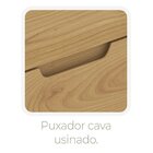 Paneleiro Simples 50cm 2 Portas Com Pés Wood Cinza/wood