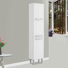 Paneleiro Simples De Aço 1 Porta Alta E 2 Portas Médias Berto