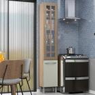 Paneleiro Simples Modulado Com Vidro Fidelitá Paris 35cm 2 Po