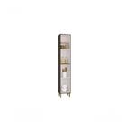 Paneleiro Simples Pérola 2 Portas Chocolate - Poquema