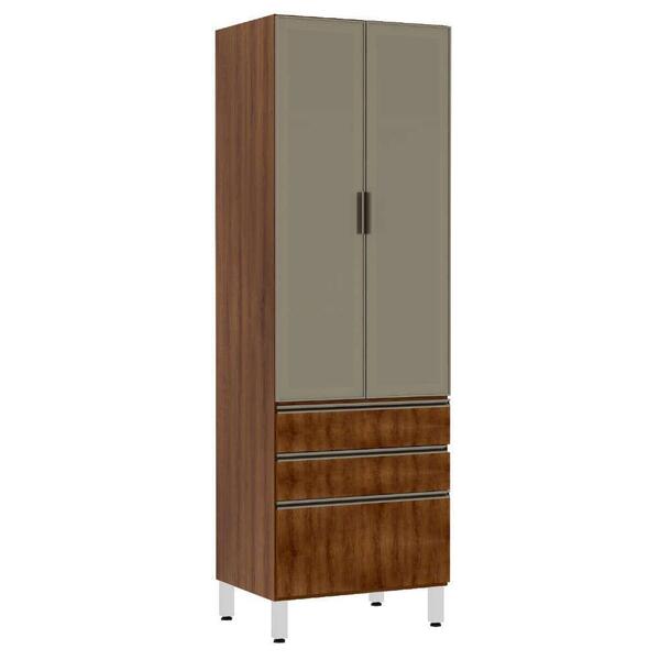 Paneleiro Torre 70cm Inox Bronze Dourado