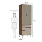 Paneleiro Torre 70cm Inox Bronze Dourado C/ Connect