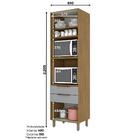 Paneleiro Torre Quente 02 Fornos 61 Cm B217 Briz Nature Com C