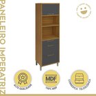 Paneleiro Torre Quente 1 Porta 3 Gavetas Imperatriz 100% Mdf