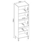 Paneleiro Torre Quente 2 Nichos 4 Portas Firenze Demobile