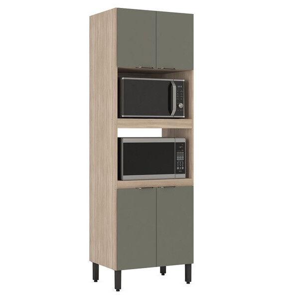 Paneleiro Torre Quente 2 Nichos 4 Portas Firenze Demobile