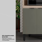 Paneleiro Torre Quente 2 Nichos 4 Portas Firenze Demobile