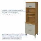 Paneleiro Torre Quente 2 Portas 1 Gaveta Princesa  100% Mdf F
