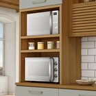 Paneleiro Torre Quente 2 Portas 1 Gaveta Princesa  100% Mdf F