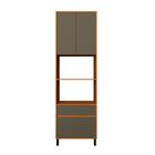 Paneleiro Torre Quente 2 Portas 2 Gavetas 70cm Denver Herval