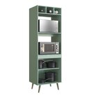 Paneleiro Torre Quente 2 Portas 2 Nichos Para Forno One  Verd