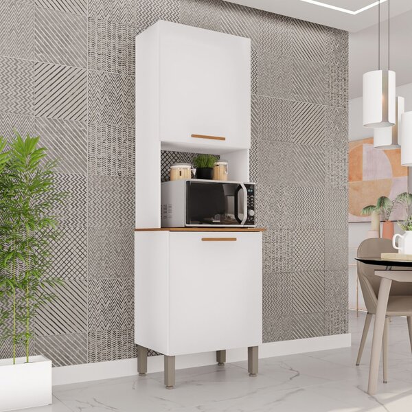 Paneleiro Torre Quente 2 Portas Bella Branco