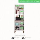 Paneleiro Torre Quente 2 Portas Bella Branco