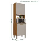 Paneleiro Torre Quente 2 Portas Bella Cinamomo/off White