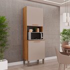 Paneleiro Torre Quente 2 Portas Bella Cinamomo/off White