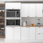 Paneleiro Torre Quente 3 Portas 2 Nichos Para Forno Unna Yesc