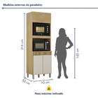 Paneleiro Torre Quente 3 Portas Dakota Valdemoveis