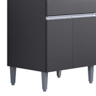 Paneleiro Torre Quente 4 Portas Com Adega Débora Cinza - Pall