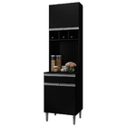 Paneleiro Torre Quente 4 Portas Com Adega Débora Preto - Pall