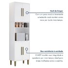 Paneleiro Torre Quente 4 Portas Lorena Branco