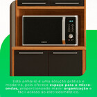 Paneleiro Torre Quente 4 Portas Paris Reflecta Sallêto Móveis