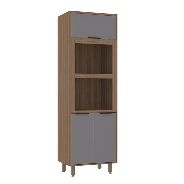 Paneleiro Torre Quente 70cm 3 Portas Com Espaço Para Forno E