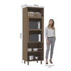 Paneleiro Torre Quente 70cm 3 Portas Com Espaço Para Forno E