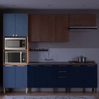 Paneleiro Torre Quente 70cm 4 Portas 2 Nichos Para Forno Sálv