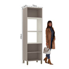 Paneleiro Torre Quente 70cm 4 Portas Com Espaço Para Forno E