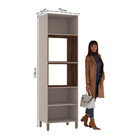 Paneleiro Torre Quente 70cm 4 Portas Com Espaço Para Forno E