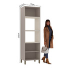 Paneleiro Torre Quente 70cm 4 Portas Com Espaço Para Forno E