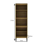 Paneleiro Torre Quente 70cm Com 3 Portas E 2 Nichos 2304 Mel/