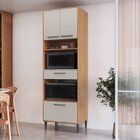 Paneleiro Torre Quente 70cm Para Forno E Micro-ondas 3 Portas